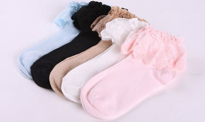 Dolly Lace Ankle Socks / FREE SHIPPING
