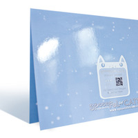 "Santa's Reindeer Cats" Holiday Card - Thumbnail 2