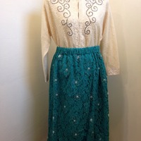 Vintage Lace Skirt  - Thumbnail 1