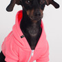 Faded Ghost Dog Zip-up Hoodies - Pink & Teal - Thumbnail 3