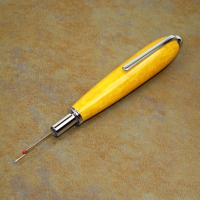 Sparkling yellow acrylic seam ripper