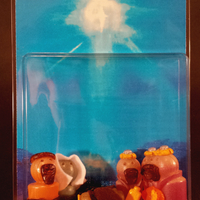 "PEG NATIVITY SET BLISTERPACK" - RESIN DESIGNER TOY ART FIGURES - Thumbnail 1