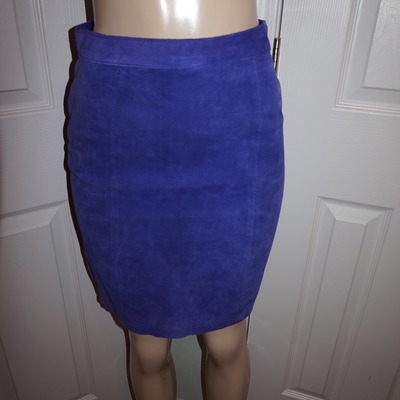 Vintage the limited purple suede skirt size s-m