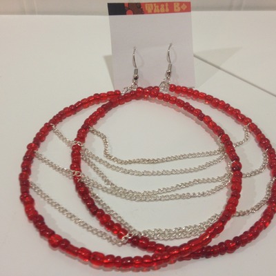 Red hoops and chains