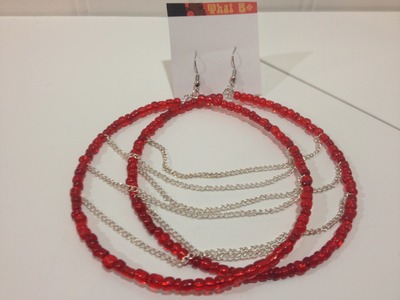 Red hoops and chains
