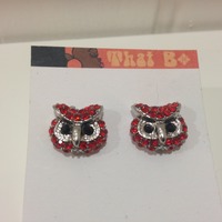 Owl Earrings - Thumbnail 1