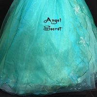 P142 Ariel sequins teal sea star crystal - Thumbnail 2