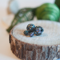 Intertwined Stud Earrings, ER0555 - Thumbnail 1