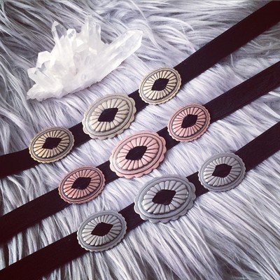 Boho spirit velvet choker