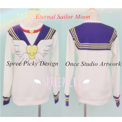[Ready Stock!] [Spree Picky Original Design] Eternal Sailor Moon Jumper Tsukino Usagi Sweatershirt SP141481