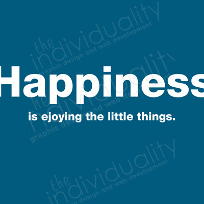 Happiness is...