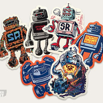 Sticker Robot Pack - by Sticker Robot aka ZOLTRON