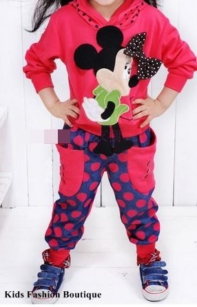 Girls Minnie Mouse Adorable Outfit