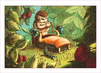 "Prickly Personal Trainer" Weight Lifting Mushroom