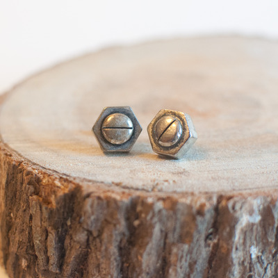 Screwhead Stud Earrings, ER0447