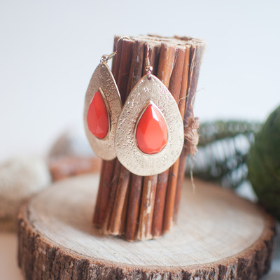 Silver teadrop earrings, er0595 - Thumbnail 3