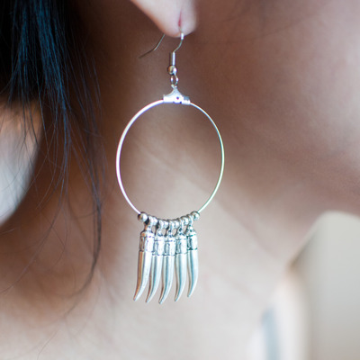 Statement Ethnic Hook Earrings, ER0474
