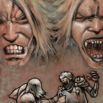 Chronicles of van helsing brother vs brother poster by darkslinger comics tony morgan artwork