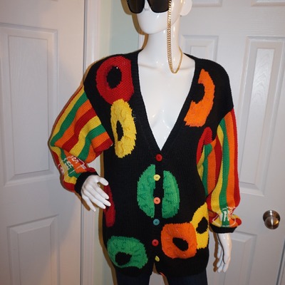 Vintage eagles eye lifesaver sweater size 2x