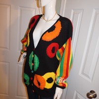 Vintage Eagles Eye LifeSaver Sweater Size 2x - Thumbnail 2