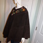 Vintage Brown Suede Heavy Brown Cape Size L-2x-2