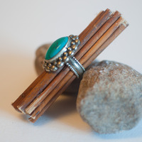 Blue Stone Ring, RG0410 - Thumbnail 1