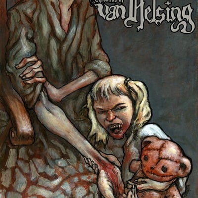 Chronicles of van helsing sally's feeding time 11x17 poster