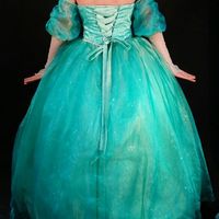 P142 Ariel sequins teal sea star crystal - Thumbnail 4