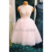Baby Pink Tulle Skirt - Thumbnail 1