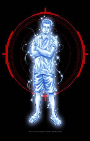 Ghost assassin todd in scope sights 11x17 inch poster