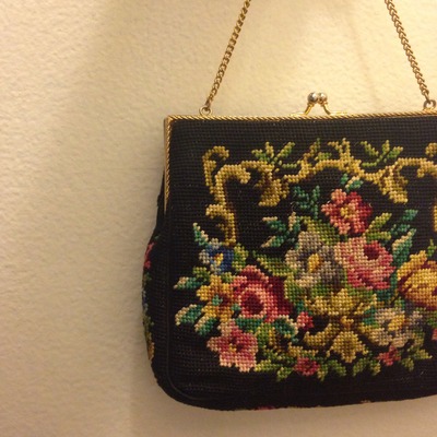 Romantic vintage handbag 
