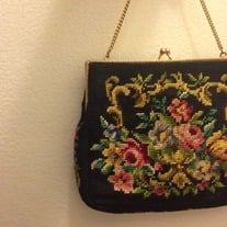Romantic vintage handbag 
