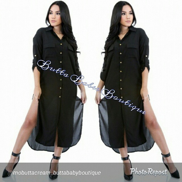 *Abby* button up maxi