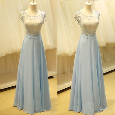 blue prom dress, long prom dress, dresses for prom, 2018 prom dresses, sexy prom dress, BD14034