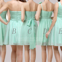 Mint bridesmaid dresses, short bridesmaid dresses, mismatched bridesmaid dresses, cheap bridesmaid dresses, PD15024 - Thumbnail 1
