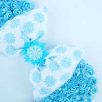 Blue Winter floral ears ♥ - Thumbnail 1