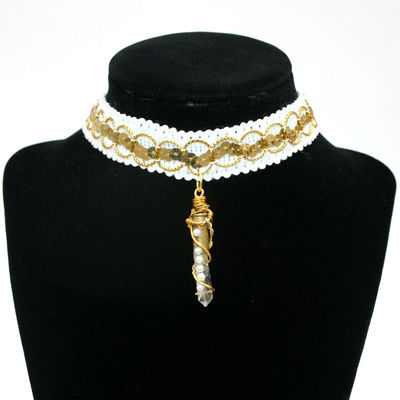 Cream bullet choker ♥