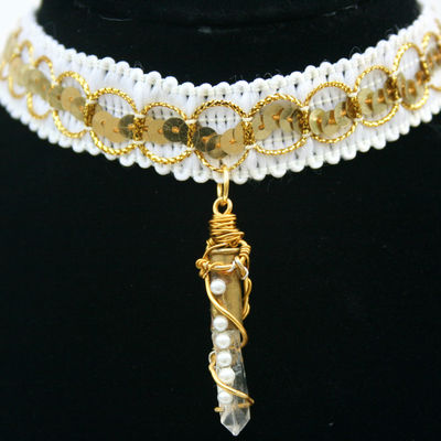 Cream bullet choker ♥