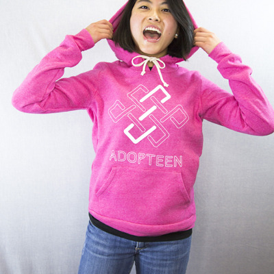 Basic logo hoodie - pink