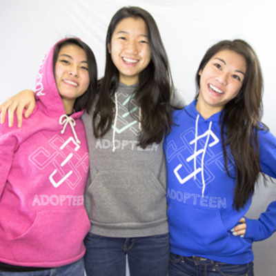 Basic logo hoodie - blue