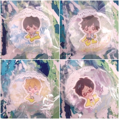 Free! Iwatobi Swim Club Balloon Mascot Keychain - Nanase Haruka / Tachibana Makoto / Matsuoka Rin / Gou / Hazuki Nagisa / Ryuugazaki Rei - 