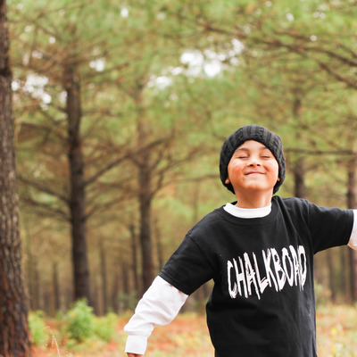 Chalkboard monochrome t-shirt