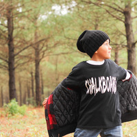 Chalkboard Monochrome T-shirt - Thumbnail 2