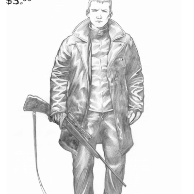 Darkslinger comics sketchbook #1 comic book