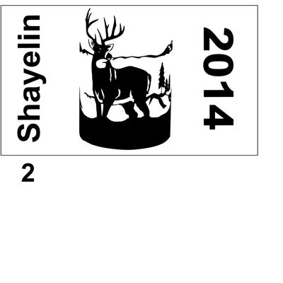 Templates for etching glassware