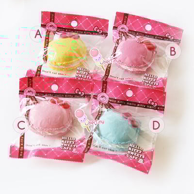 Rare* hello kitty sweets cafe macaron squishy (licensed)