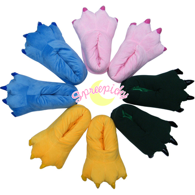 [Kids to Adults] [7 Colors] Fleece Slippers Shoes SP141621
