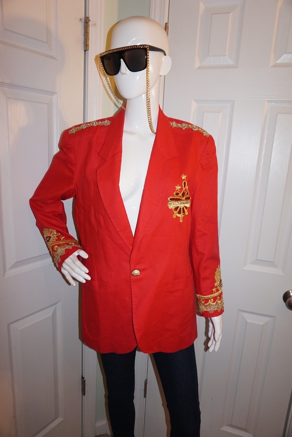 Vintage Cedars Red/Gold Blazer Size L