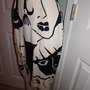 Vintage Faces Black/White Skirt Size M-L-2