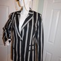 Vintage Metro Style Black White Blazer Size L-2